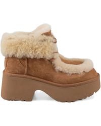 UGG - Esmee Platform Lace-Up Boots - Lyst