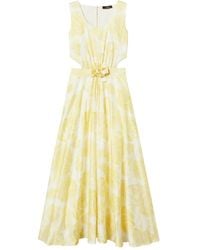 Twinset - Maxi-Jurk Met Bloemenprint - Lyst