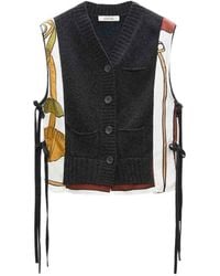 Dorothee Schumacher - Printed Side-Tie Vest - Lyst