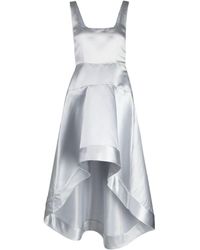Cynthia Rowley - Midi-jurk Met Satijnen Afwerking - Lyst