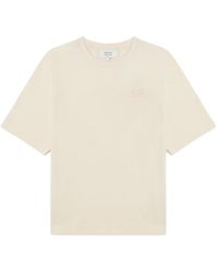 Maison Kitsuné - Embroidered Cotton T-Shirt - Lyst