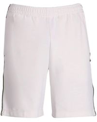 Lacoste - Stripe Embroidered Track Shorts - Lyst