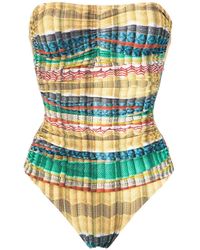 Lygia & Nanny Melissa strapless swimsuit - Gelb