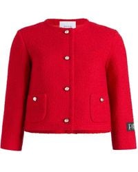Patou - No Collar Box Jacket - Lyst