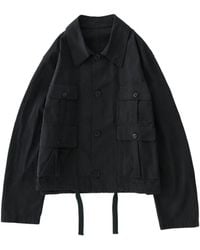Studio Nicholson - Tivoli Military Canvas Jack - Lyst