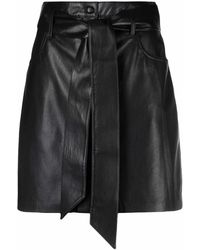 Nanushka - 'Meda' Alt-Leather Mini Skirt - Lyst
