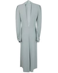 N°21 - Crepe Sable Midi Dress - Lyst