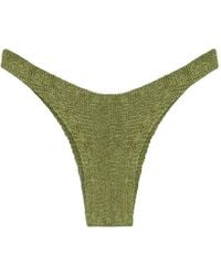 Reina Olga - Ginny Crinkle-Effect Bikini Bottoms - Lyst