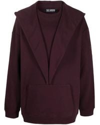 Raf Simons - Deconstructed Cotton Hoodie - Lyst