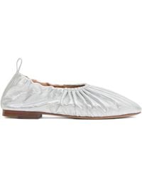 Mansur Gavriel - Ruched Ballerina Flats - Lyst