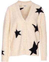 Zadig & Voltaire - Cardigan Con Intarsi - Lyst