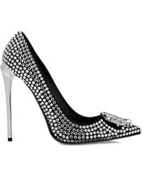 Philipp Plein - 120Mm Rhinestone-Embellished Pumps - Lyst
