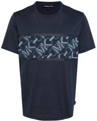 Michael Kors - Gestreept T-shirt - Lyst