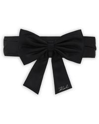 KARL LAGERFELD - Ceinture À Nœud Signature - Lyst