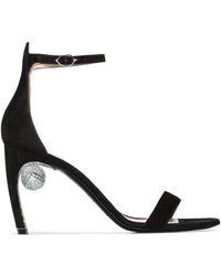 Nicholas Kirkwood Black Maeva Suede Sandals