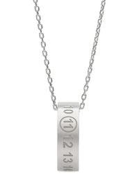 Maison Margiela - Numerical Necklace With Ring Pendant Accessories - Lyst