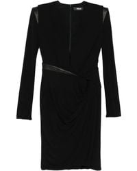 Versace - Dress With Decorative Draping - Lyst