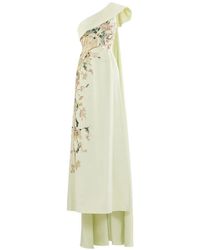 Saiid Kobeisy - One-Shoulder Embroidered Maxi Dress - Lyst
