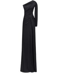 Gemy Maalouf - One-Shoulder Draped Maxi Dress - Lyst