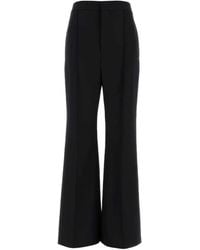 Carven - Pantalon Evasé En Laine - Lyst