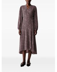 Marc O' Polo - A-Line Wrap Midi Dress - Lyst