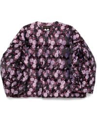 Comme des Garçons - Floral Detail Puffer Jacket - Lyst