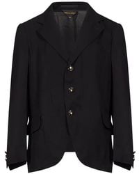 Comme des Garçons - Blazer Con Botones Dorados - Lyst