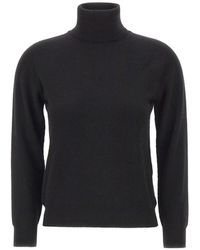 Kangra - Ribbed-Trim Turtleneck Sweater - Lyst