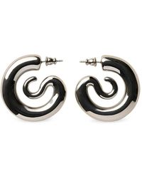 Panconesi - Small Serpent Hoop-Design Earrings - Lyst