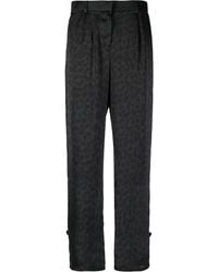 Sacai - High-Waisted Patterned Trousers - Lyst