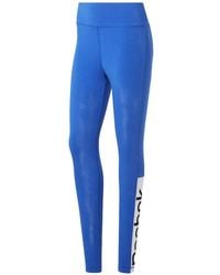 Reebok - Logo-Print Legging - Lyst