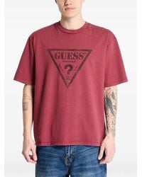 Guess - Logo-Print T-Shirt - Lyst