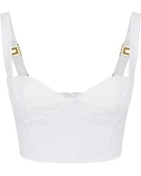 Elisabetta Franchi - Technical Fabric Top - Lyst