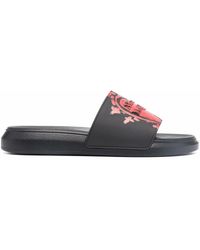 McQueen - Embossed Logo Slides - Lyst