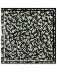Dolce & Gabbana - Petit Foulard En Sergé De Soie Imprimé Bouquet De Fleurs 70X70 - Lyst