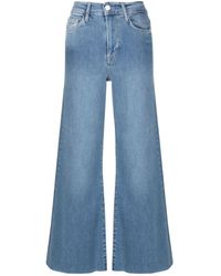 FRAME - Le Palazzo Crop Jeans - Lyst