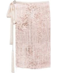 Blumarine - Minirock mit Fransen - Lyst