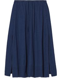 Closed - Slit Midi Skirt - Lyst