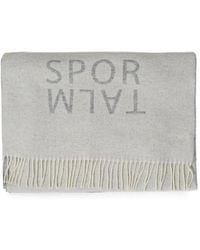 Sportalm - Écharpe Frangée Yamala À Logo Intarsia - Lyst