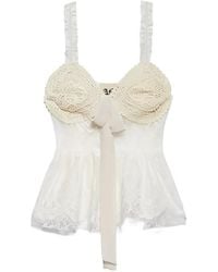 Aniye By - Ruffled Lace Top - Lyst