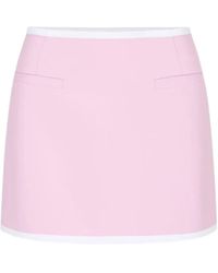 Iceberg - Contrasting-Edges Mini Skirt - Lyst