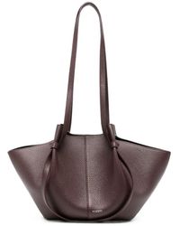 Yuzefi - Mochi Grained Leather Tote Bag - Lyst