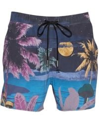 Ksubi - Moonlight Shorts Met Digitale Print - Lyst