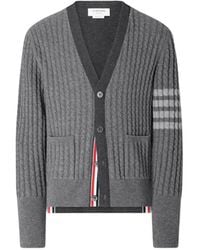 Thom Browne - Button-Up Cardigan - Lyst