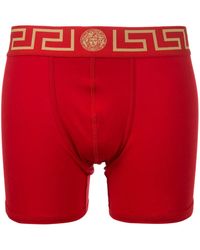Versace - Greca Border Long Boxers - Lyst