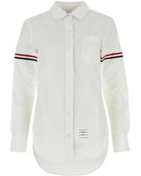Thom Browne - Rwb Stripe Shirt - Lyst