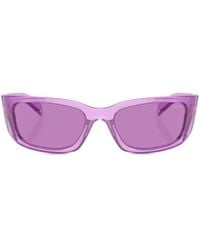 Prada - Prada Pr A14s Oval Frame Sunglasses - Lyst