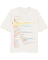WARMAN - Cotton Printed T-Shirt - Lyst