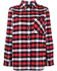 Woolrich - Checked Long-sleeved Shirt - Lyst