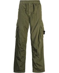 Stone Island - Compass-Patch Cargo Trousers - Lyst